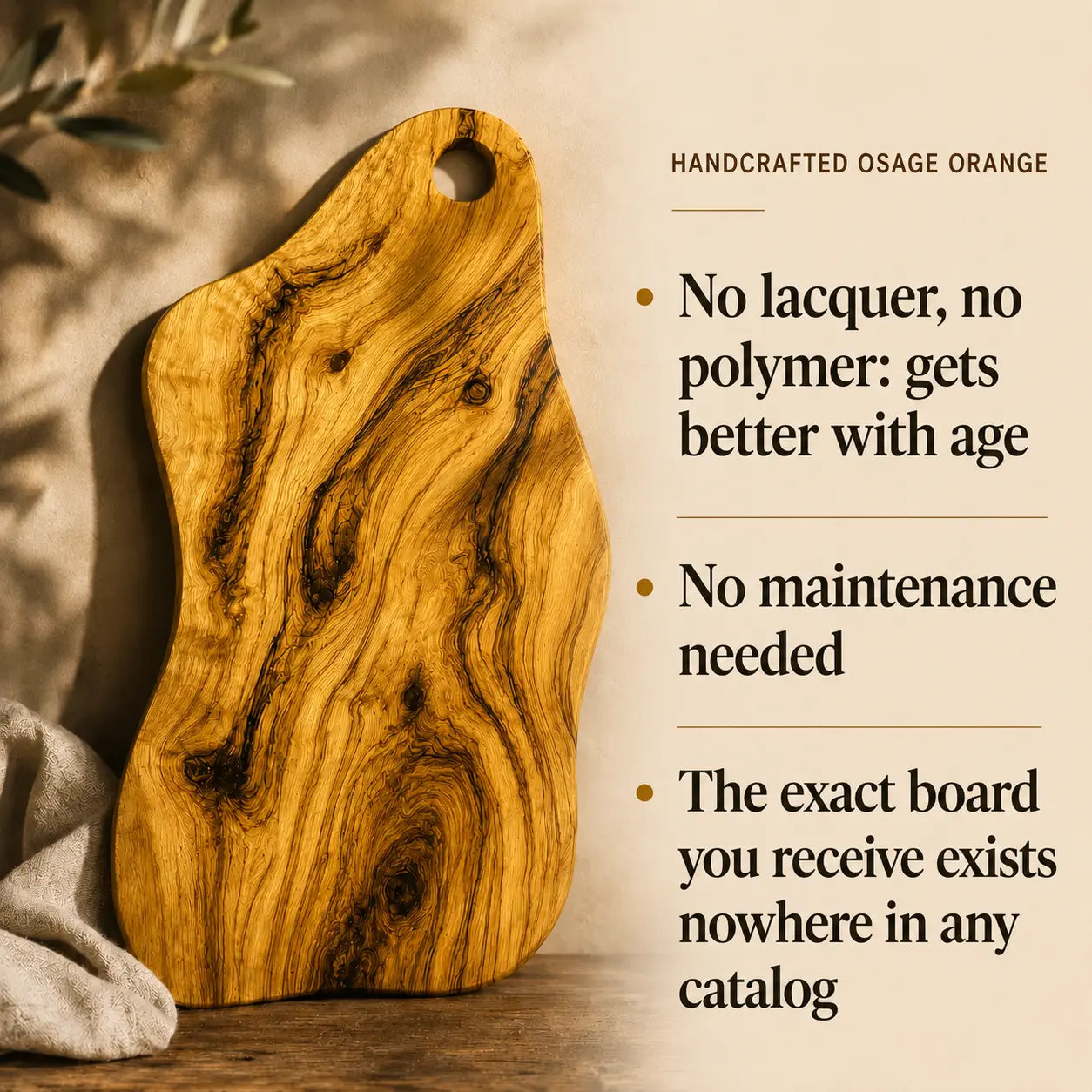 Mac McAllister's Osage Orange Board